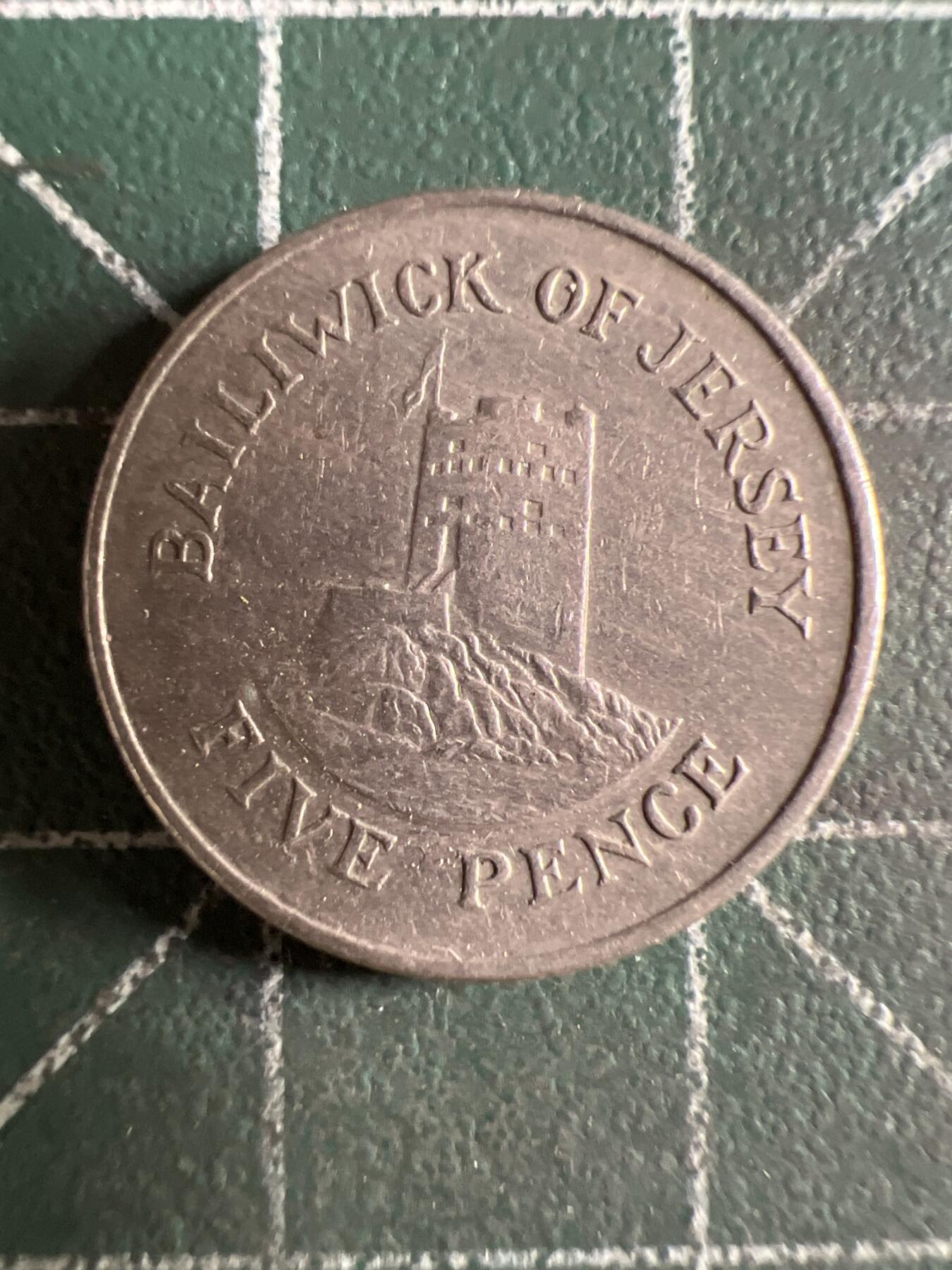 第644期 硬币专场 （无押金，捡漏，全场50包邮，偏远地区除外，接收代拍业务，本店十天发一次货） 泽西岛5便士