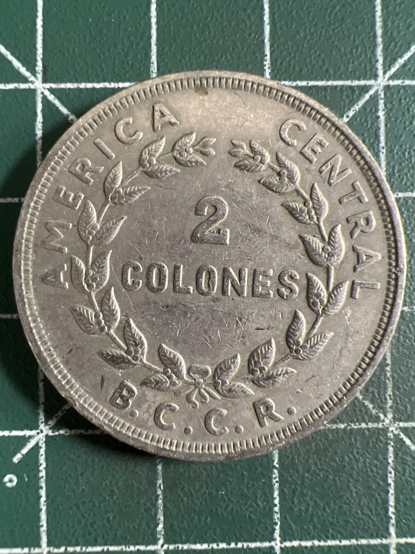 第625期 硬币专场 （无押金，捡漏，全场50包邮，偏远地区除外，接收代拍业务） 哥斯达黎加2克朗