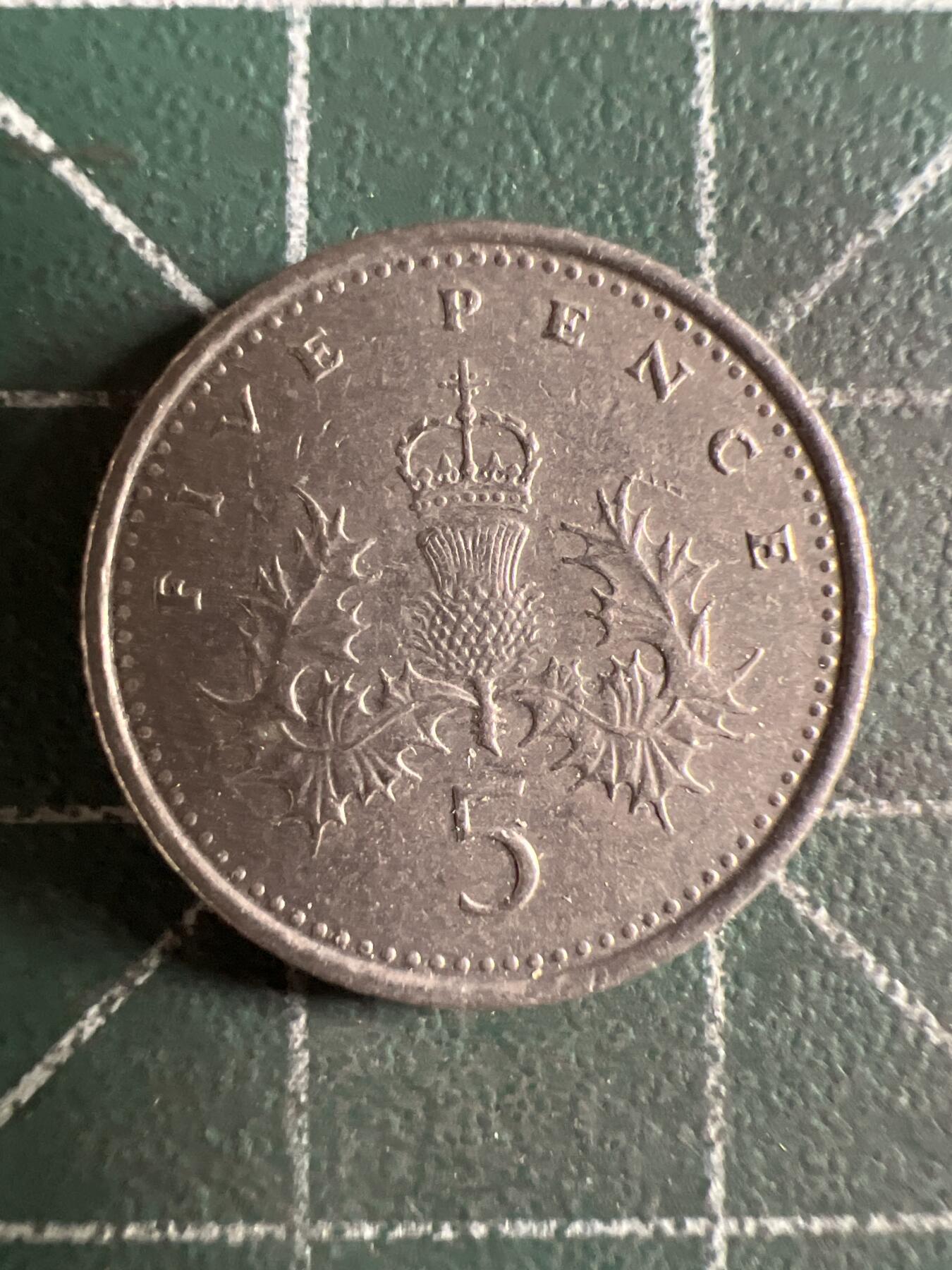 第625期 硬币专场 （无押金，捡漏，全场50包邮，偏远地区除外，接收代拍业务） 英国5便士