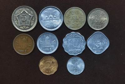 北京马甸外国币专卖微拍第121期，外国非贵金属纪念币，流通币专场，陆续上新，欢迎关注 - 巴基斯坦