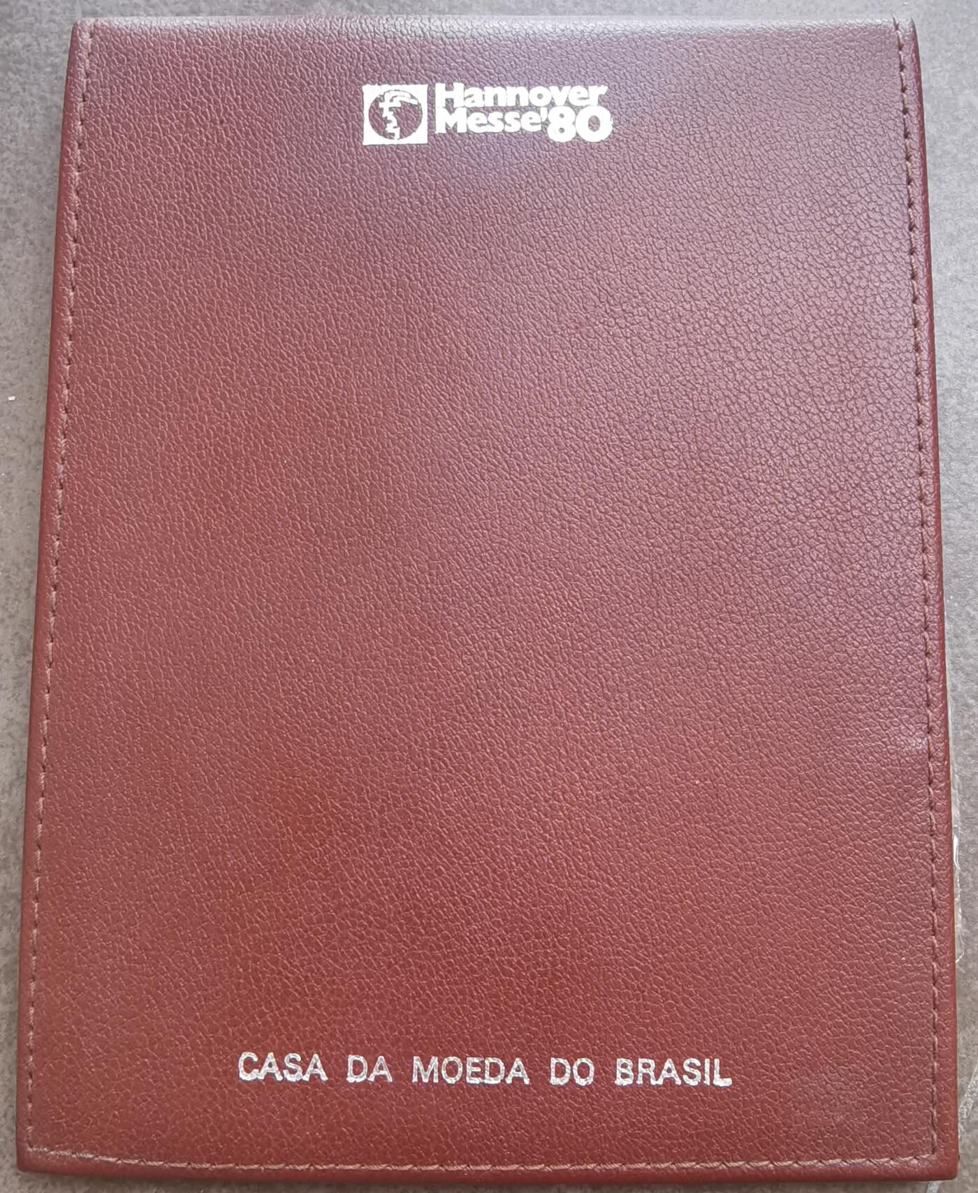 巴西1980年PROVA精装套币