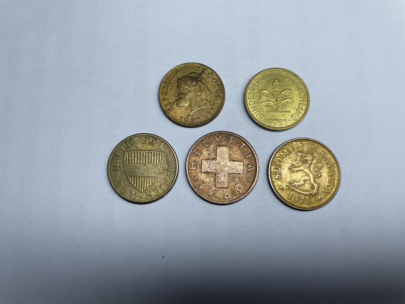 2024年集古藏今外币拍卖第八期-第9场—（总第79拍） 各国铜币5枚-03