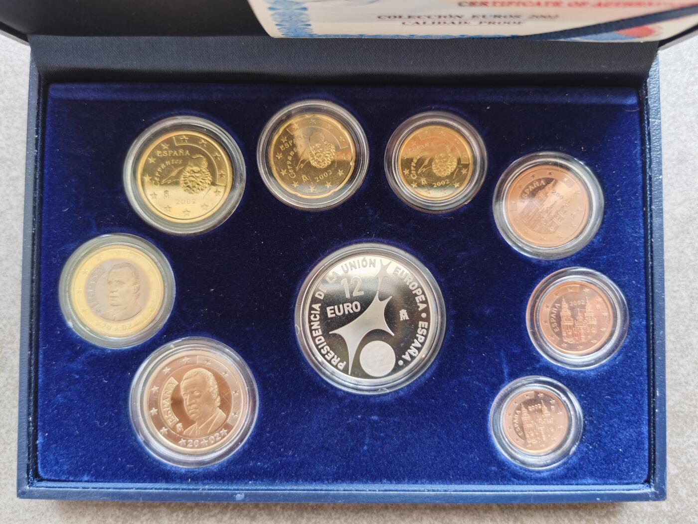 西班牙2002年精制套币 Proof set