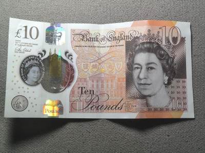 一百四十七拍 六月第3拍 纸币专场  - 6.3.179英国10元塑料钞