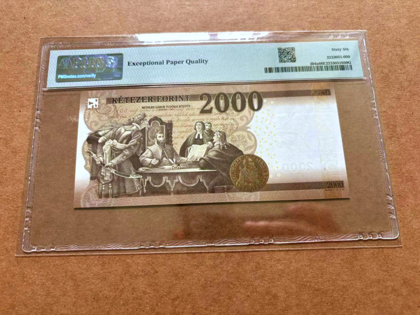 【Blue Auction】✨世界纸币精拍第489期【精】 匈牙利 2016年2000福林 PMG66EPQ 