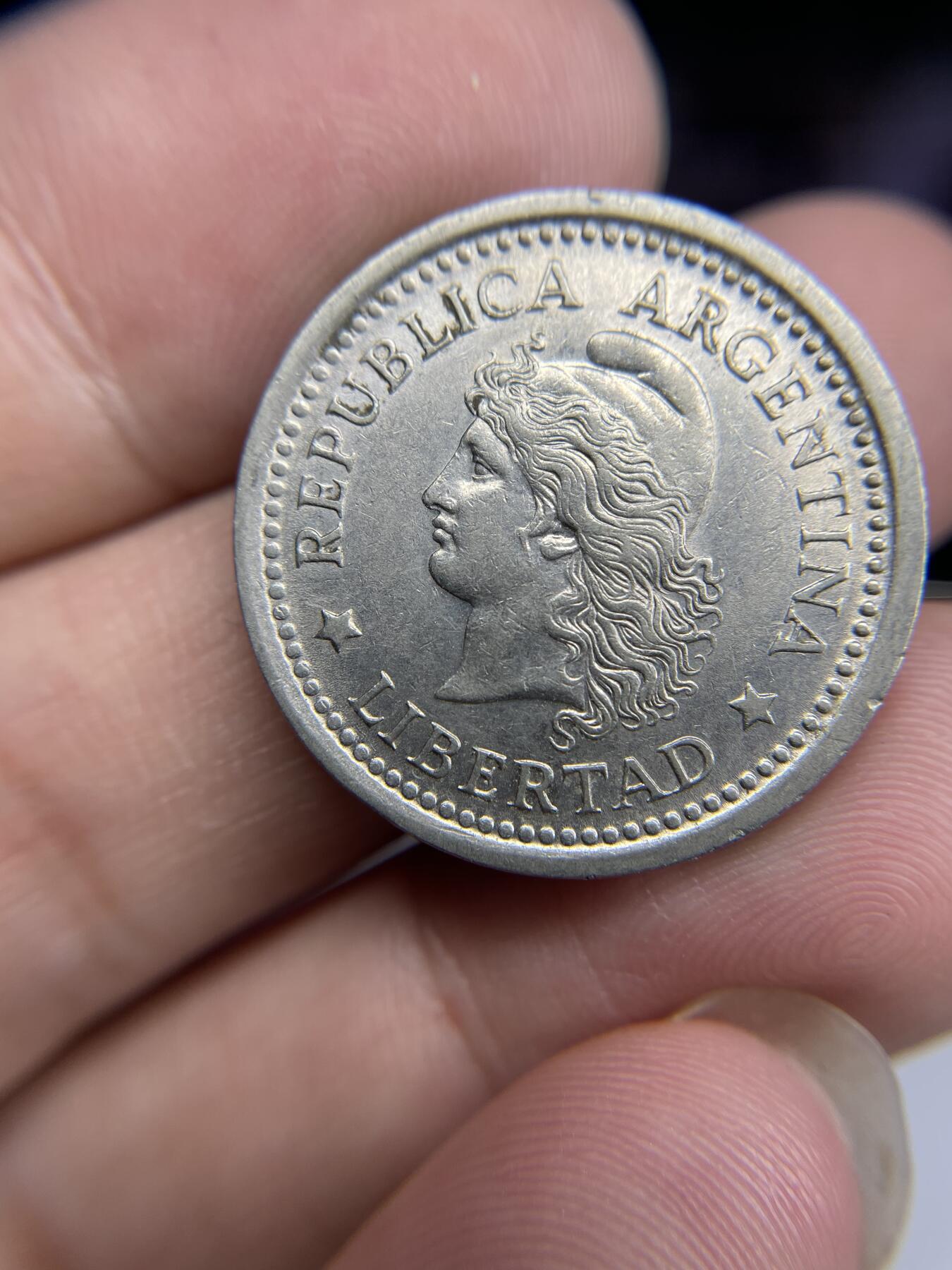 2024年集古藏今外币拍卖第八期-第9场—（总第79拍） 1957年阿根廷1比索