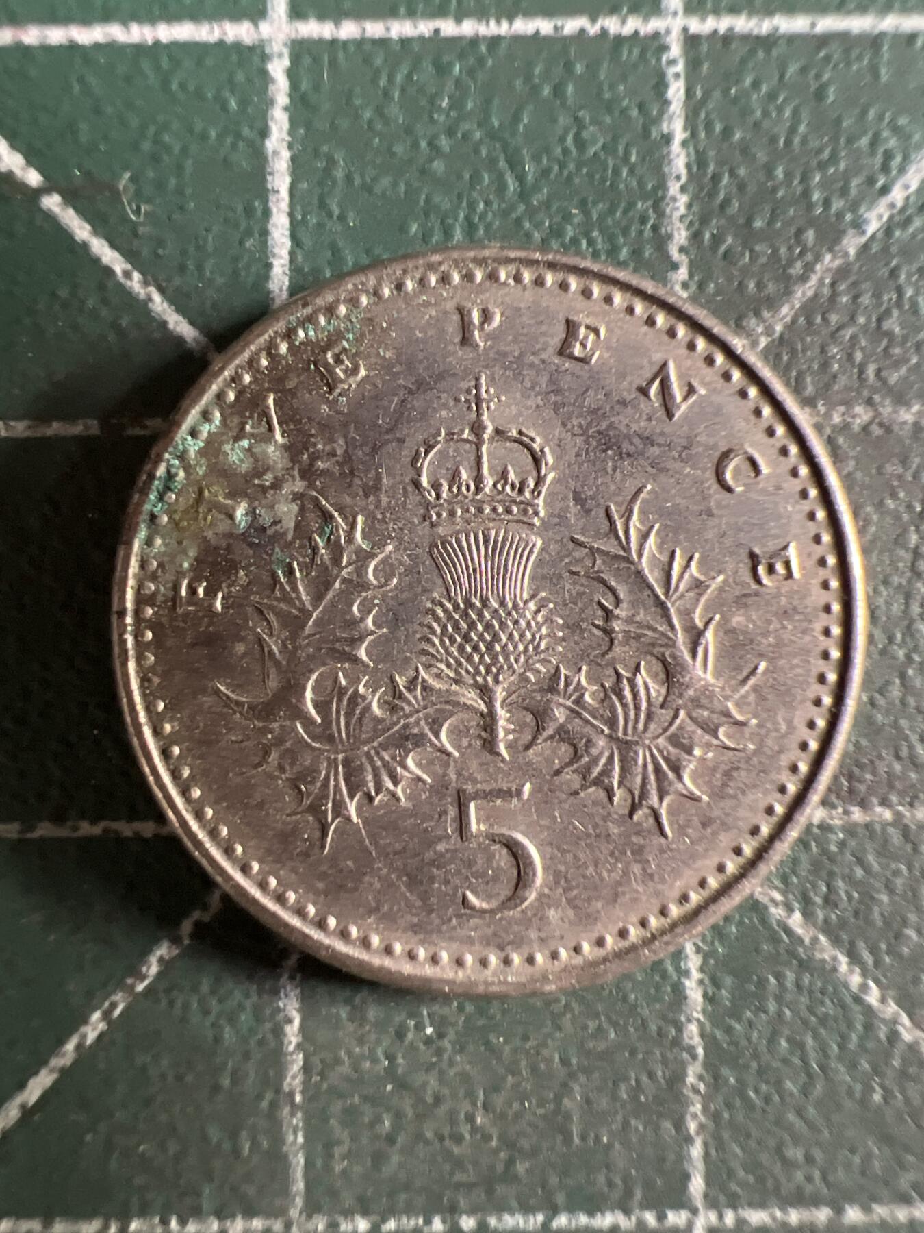 第662期 硬币场 （无押金，捡漏，全场50包邮，偏远地区除外，接收代拍业务，本店十天发一次货） 英国5便士