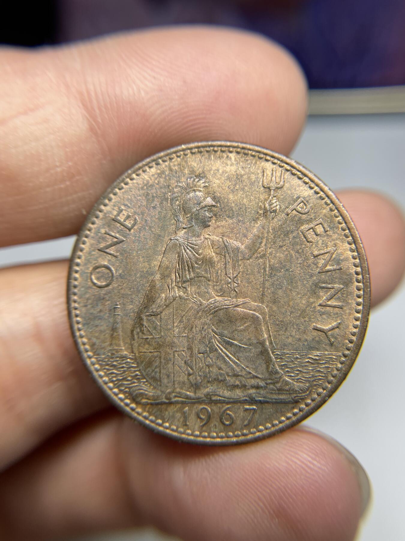 2024年集古藏今外币拍卖第八期-第9场—（总第79拍） 1967年英国一便士