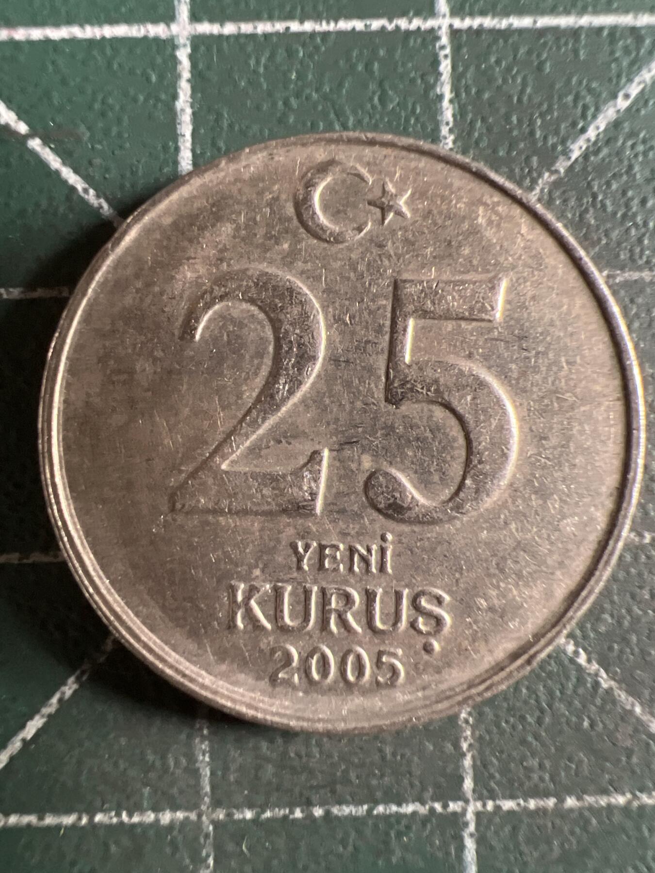 第625期 硬币专场 （无押金，捡漏，全场50包邮，偏远地区除外，接收代拍业务） 土耳其25库鲁