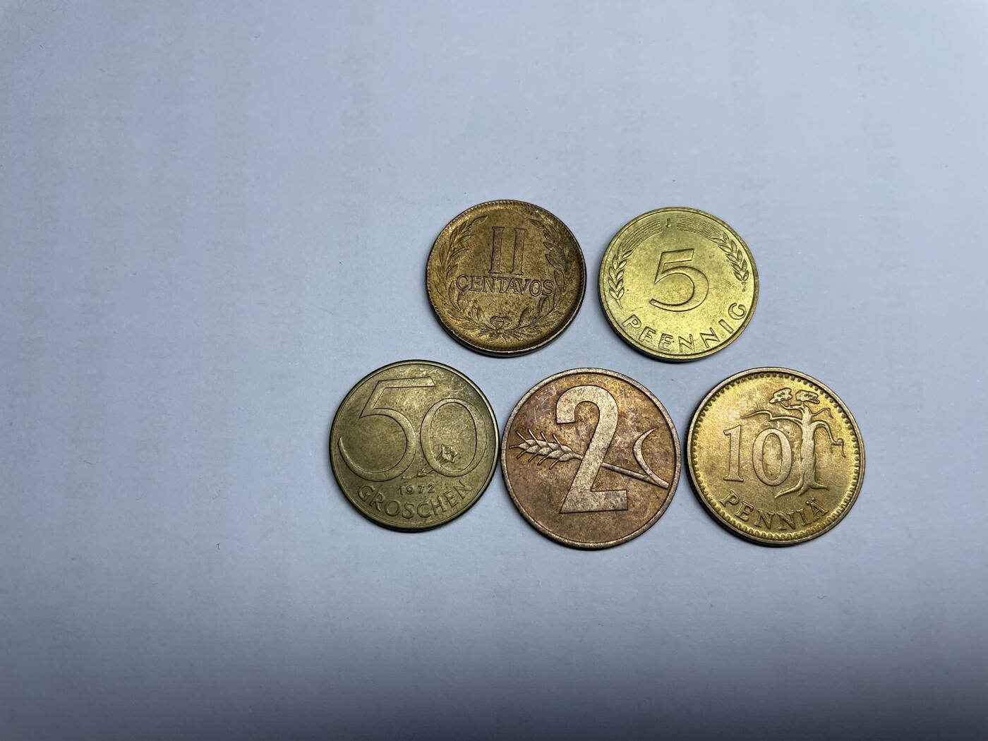 2024年集古藏今外币拍卖第八期-第9场—（总第79拍） 各国铜币5枚-03