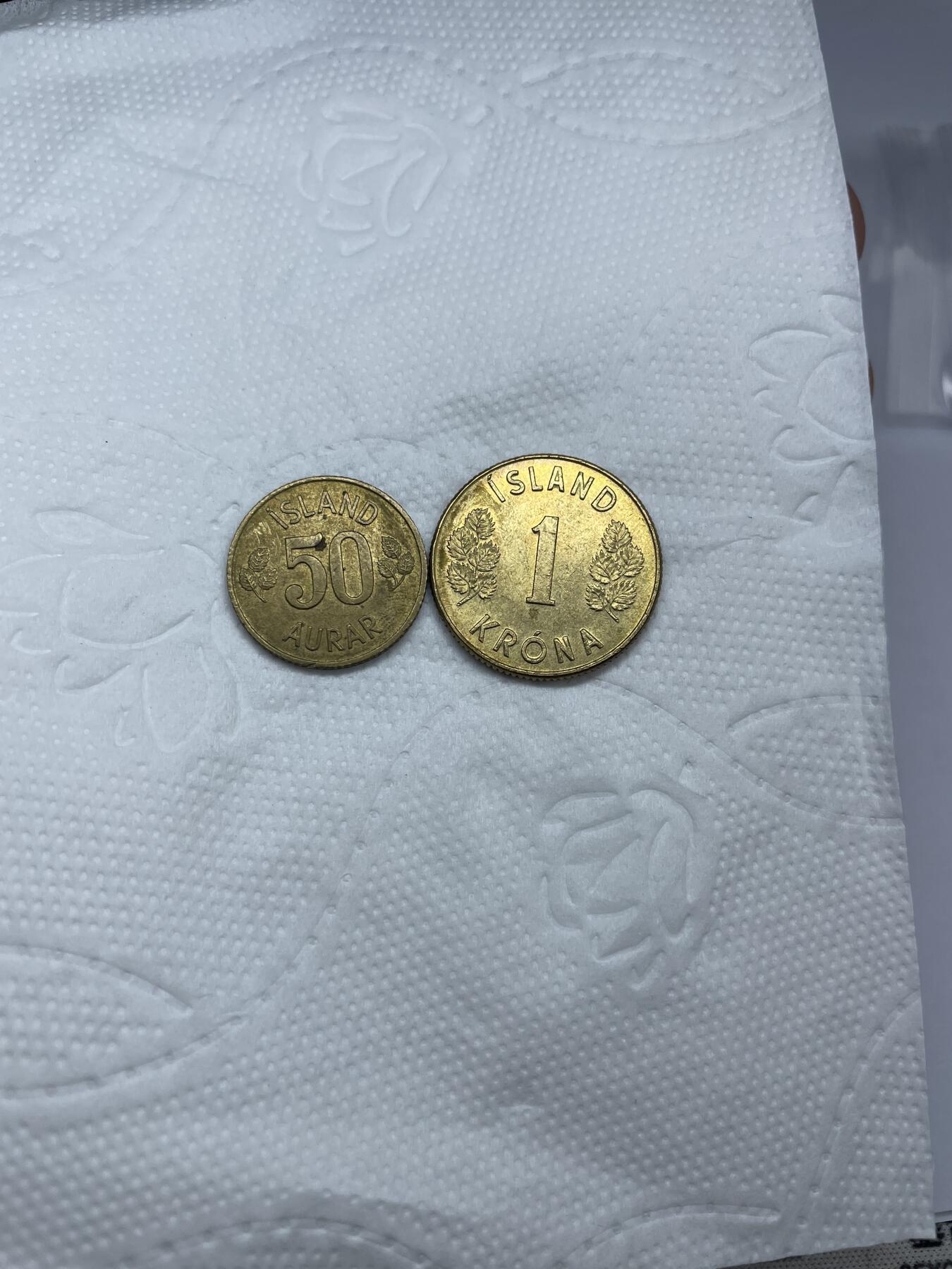 2024年集古藏今外币拍卖第八期-第9场—（总第79拍） 冰岛2枚