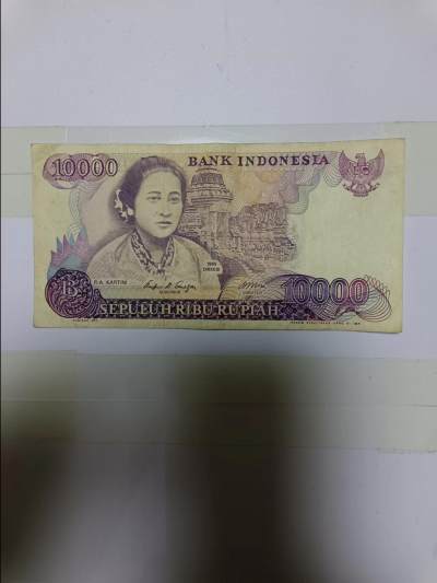 【20240611】非全新纸币第143场 - 印度尼西亚10000卢比，尾号059