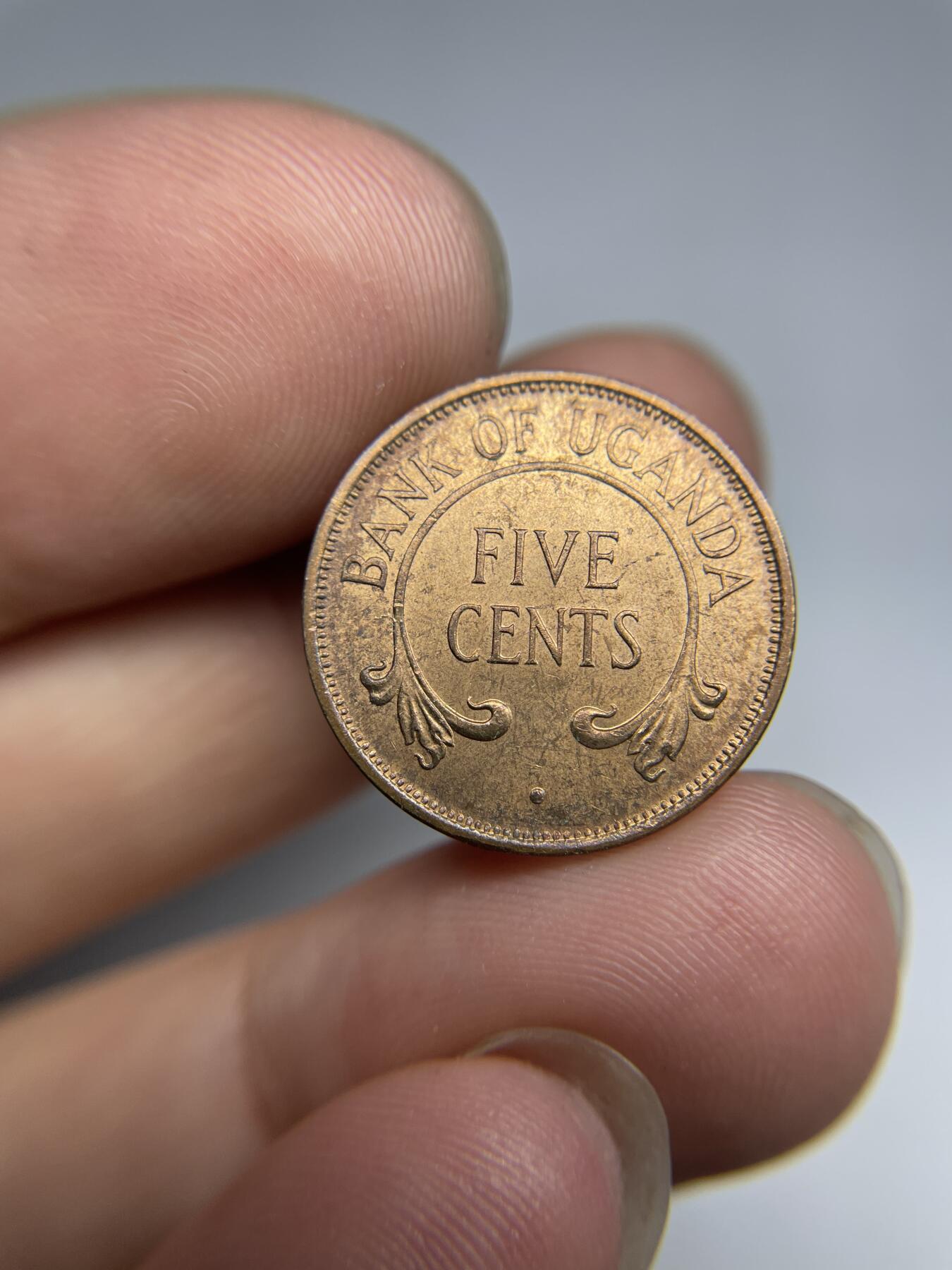 2024年集古藏今外币拍卖第八期-第9场—（总第79拍） 1966年乌干达5分