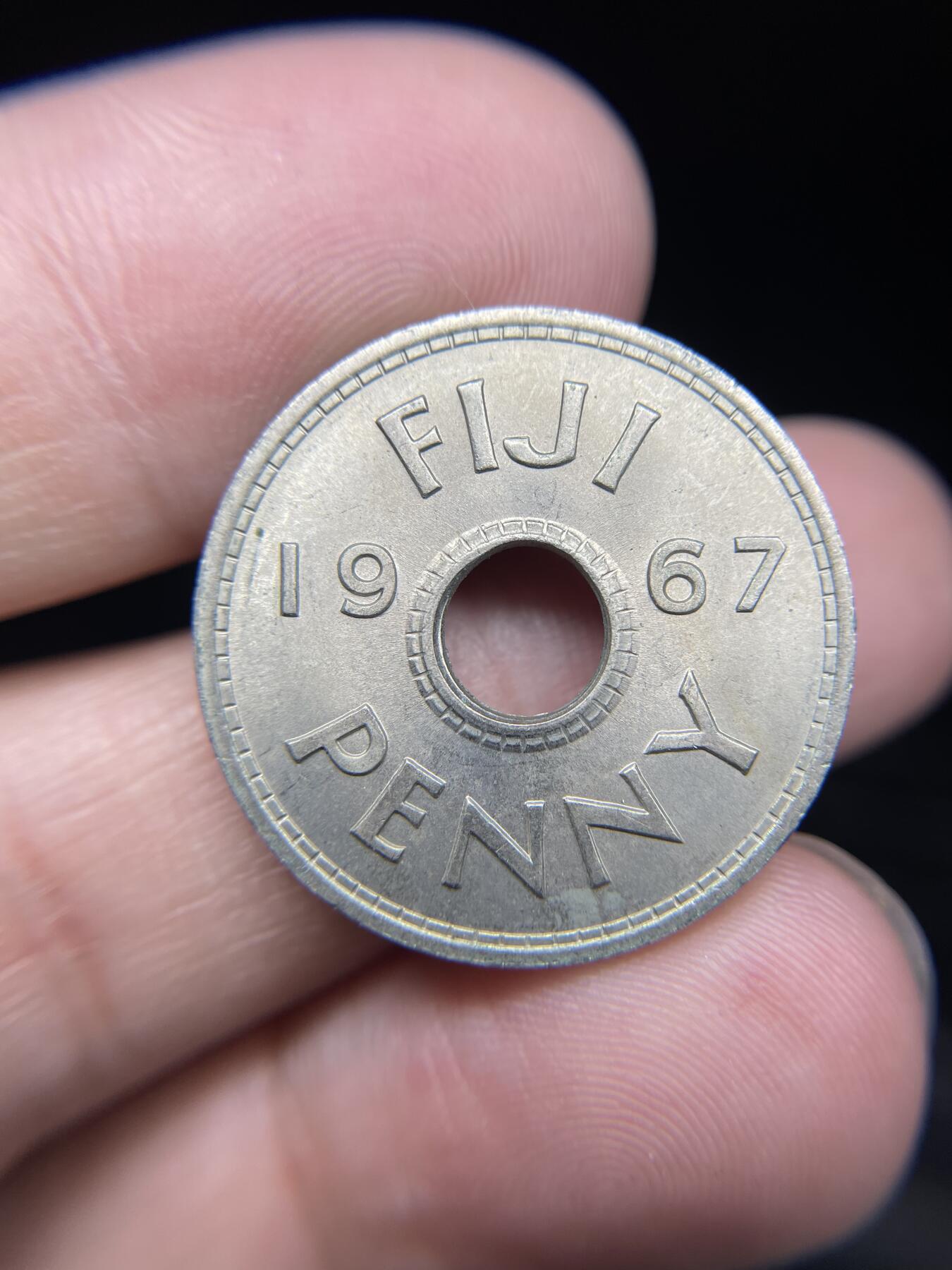 2024年集古藏今外币拍卖第八期-第9场—（总第79拍） 1967年斐济一便士