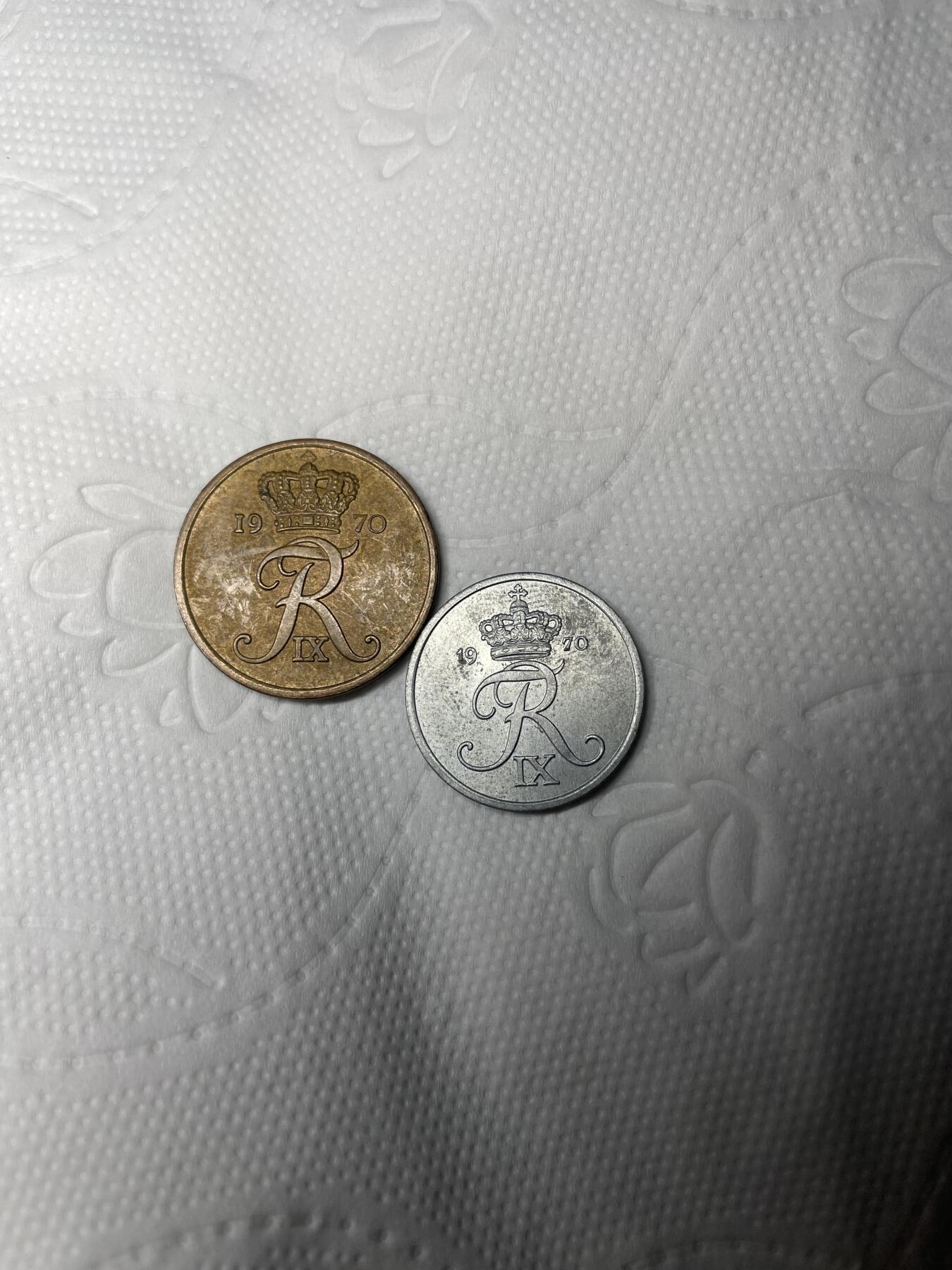 2024年集古藏今外币拍卖第八期-第9场—（总第79拍） 1970年丹麦2枚