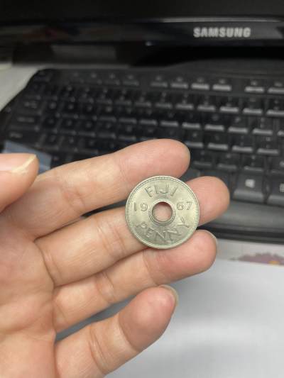 2024年集古藏今外币拍卖第八期-第9场—（总第79拍） - 1967年斐济一便士