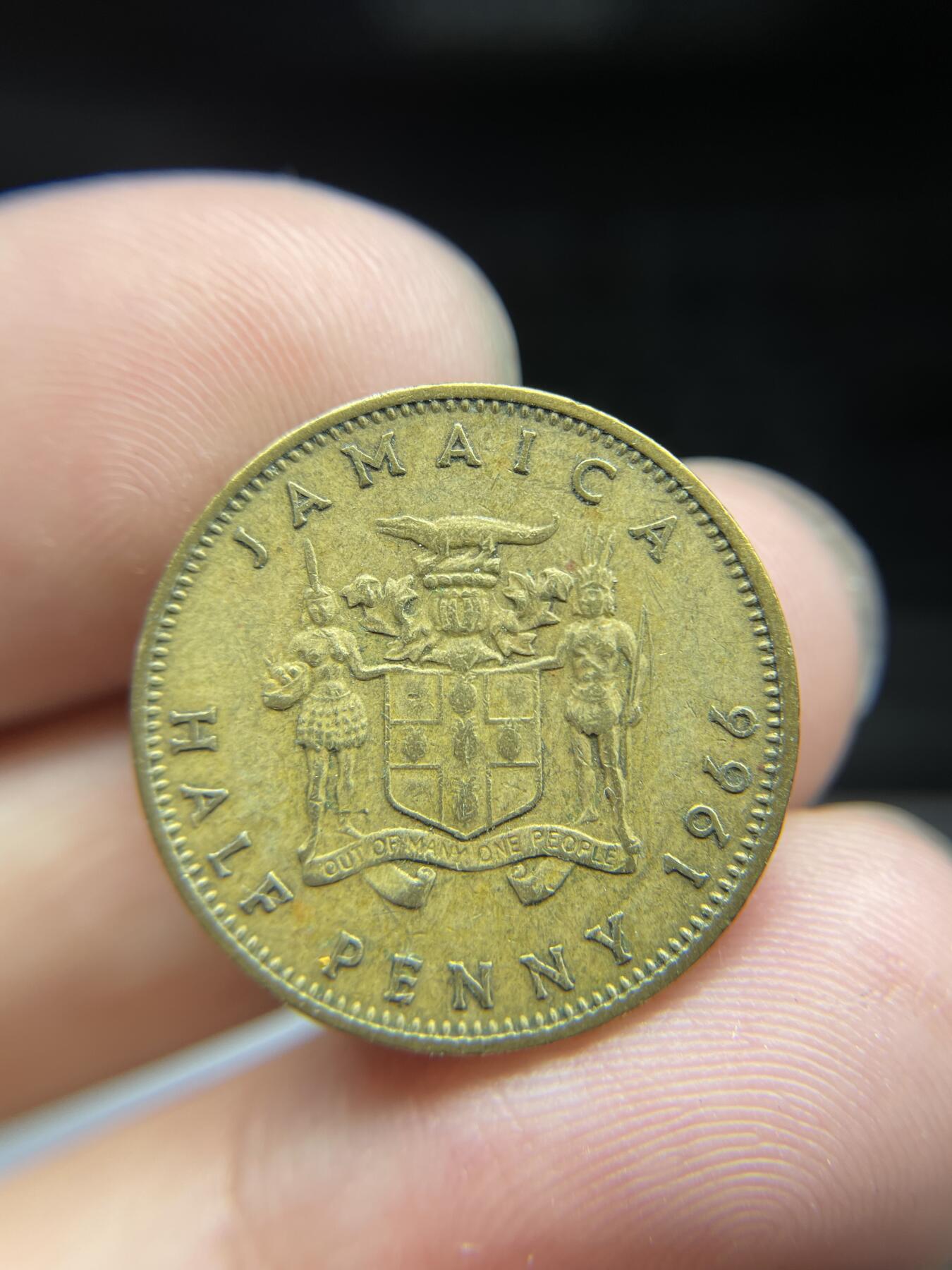 2024年集古藏今外币拍卖第八期-第9场—（总第79拍） 英属牙买加半便士和一便士2枚