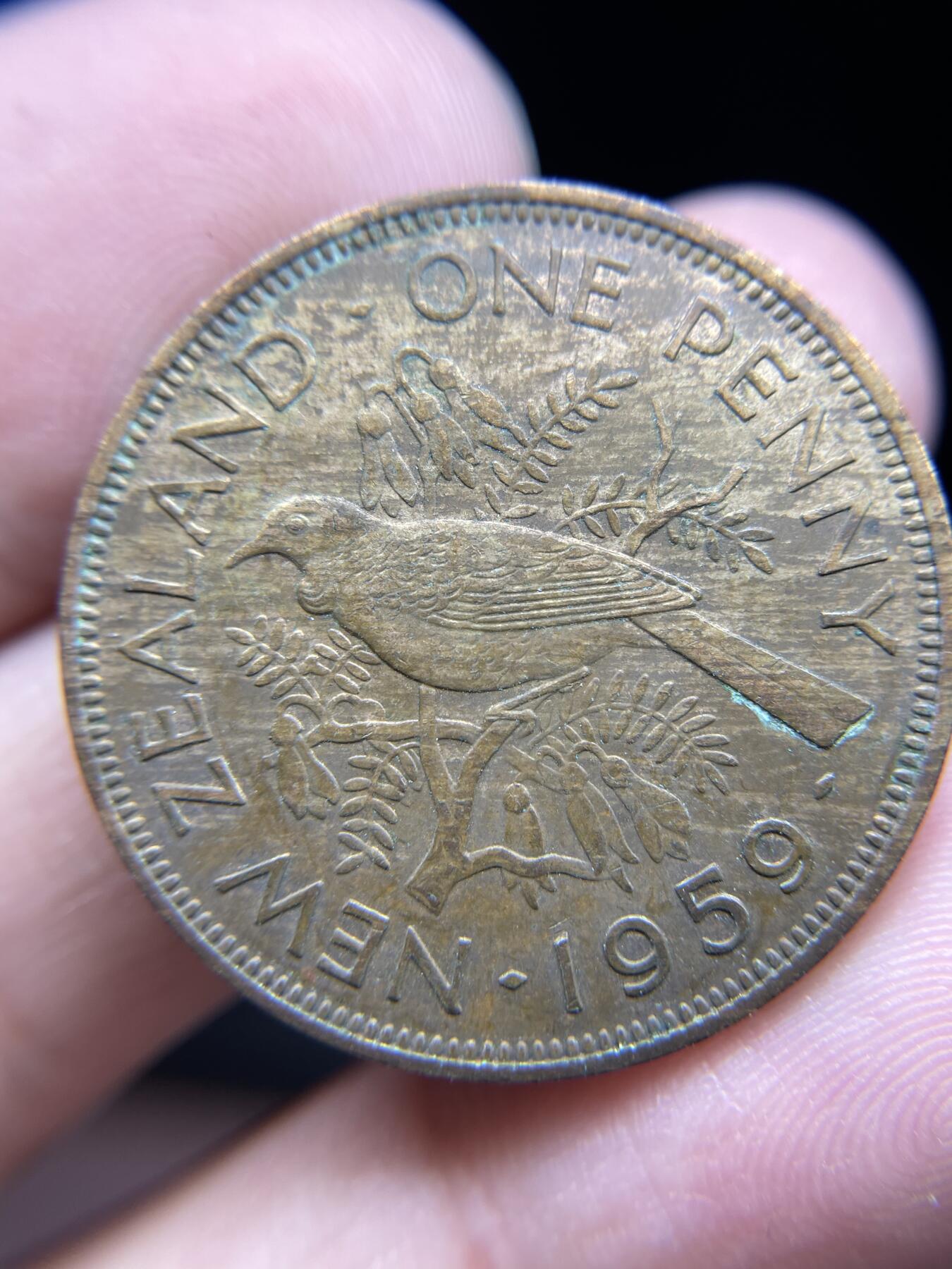 2024年集古藏今外币拍卖第八期-第9场—（总第79拍） 1959年新西兰一便士