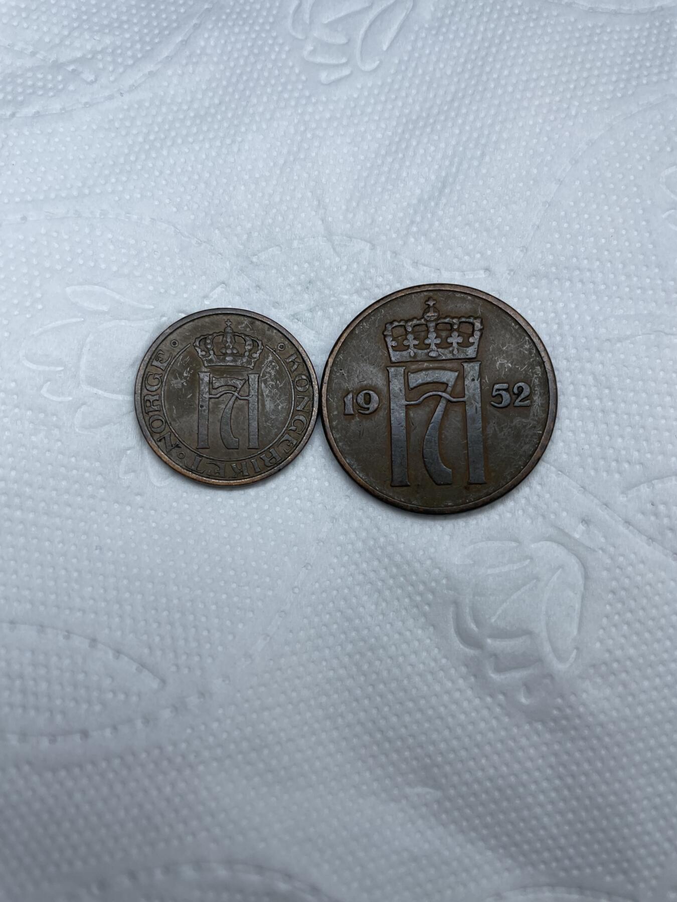 2024年集古藏今外币拍卖第八期-第9场—（总第79拍） 挪威1932年1952年2枚