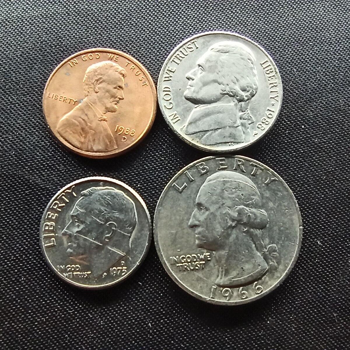 邮泉阁限时拍卖第十场 各国硬币专场 美国4枚