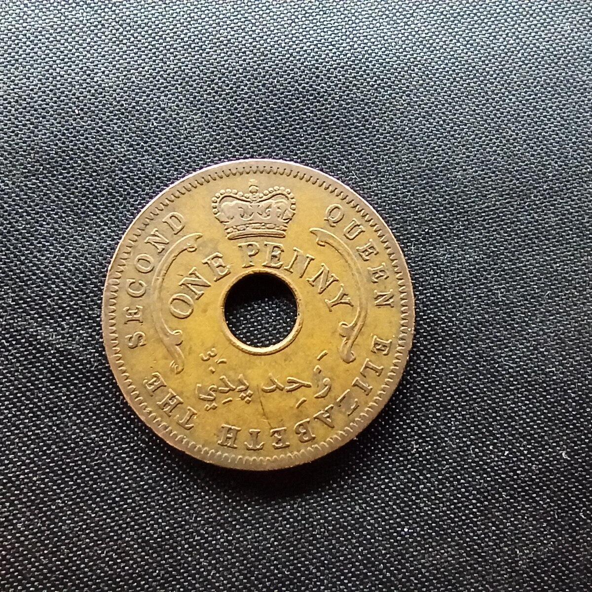 邮泉阁限时拍卖第十场 各国硬币专场 英属尼日利亚1959年1便士