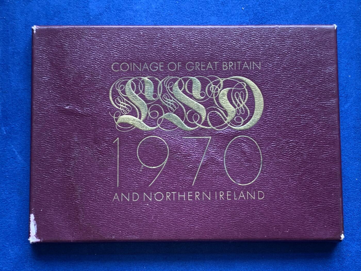 《竞宝斋》第277场- 周日，周一 2场连拍 （全场包邮） 英国伊丽莎白二世1970年精致套币 币制改革前最后一套精制币