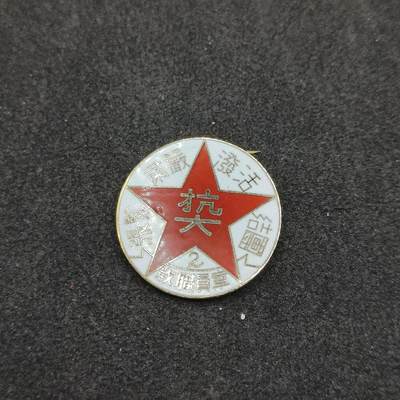 全场0元起拍 第164期 咸鱼国勋章拍卖专场 6月12日（周三）下午6：00开始 - 中国人民军抗日军政大学珐琅徽章 日本复刻