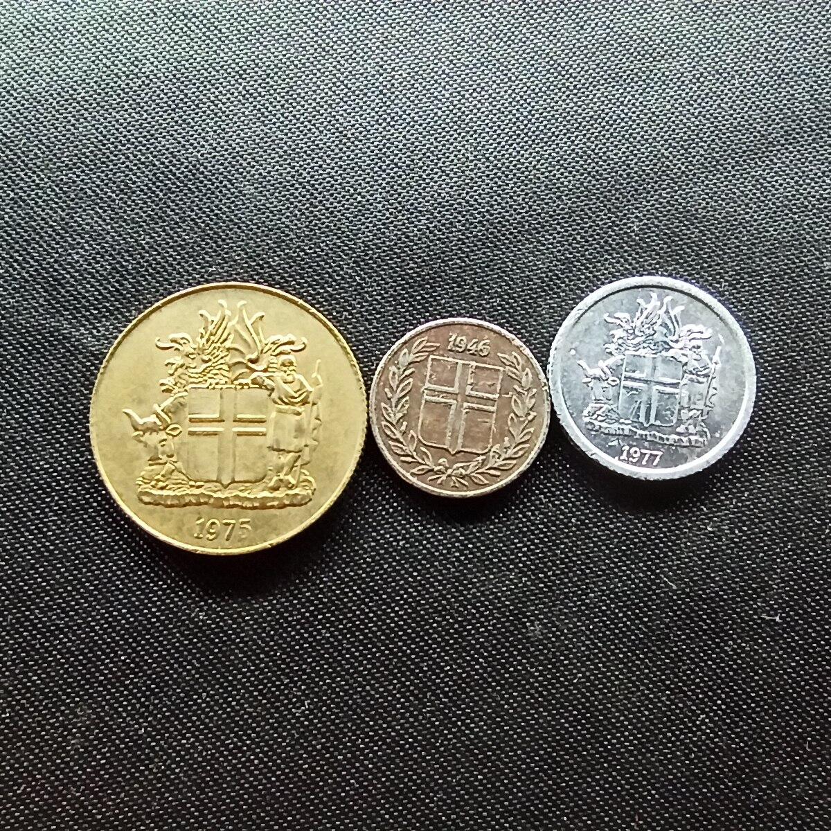 邮泉阁限时拍卖第十场 各国硬币专场 冰岛3枚