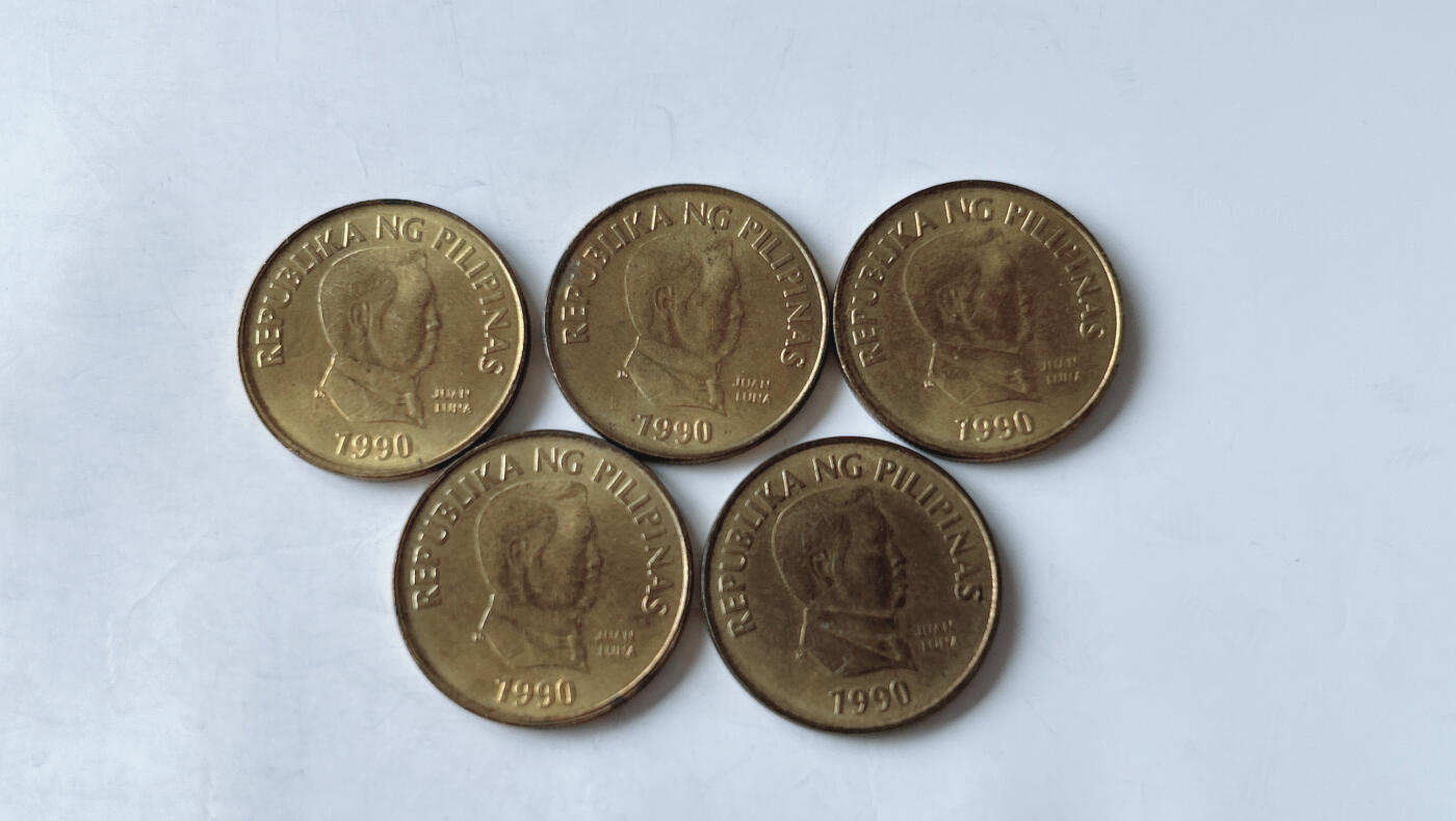 第一海外回流一元起拍收藏 散币专场 第95期 菲律宾1990年25分 蝴蝶