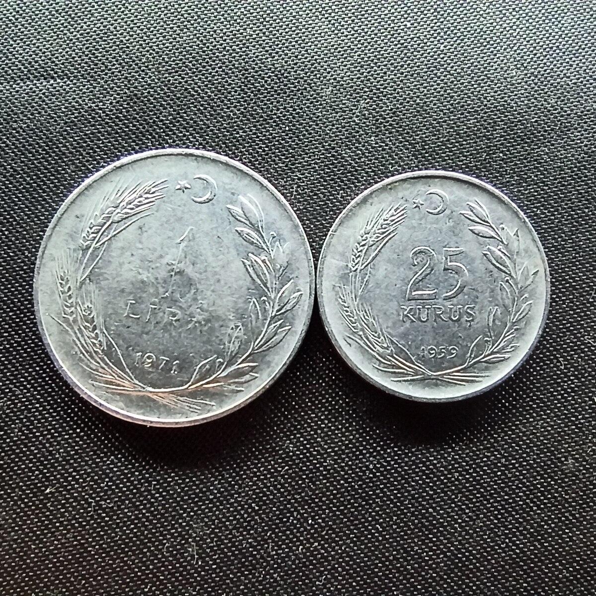 邮泉阁限时拍卖第十场 各国硬币专场 土耳其2枚