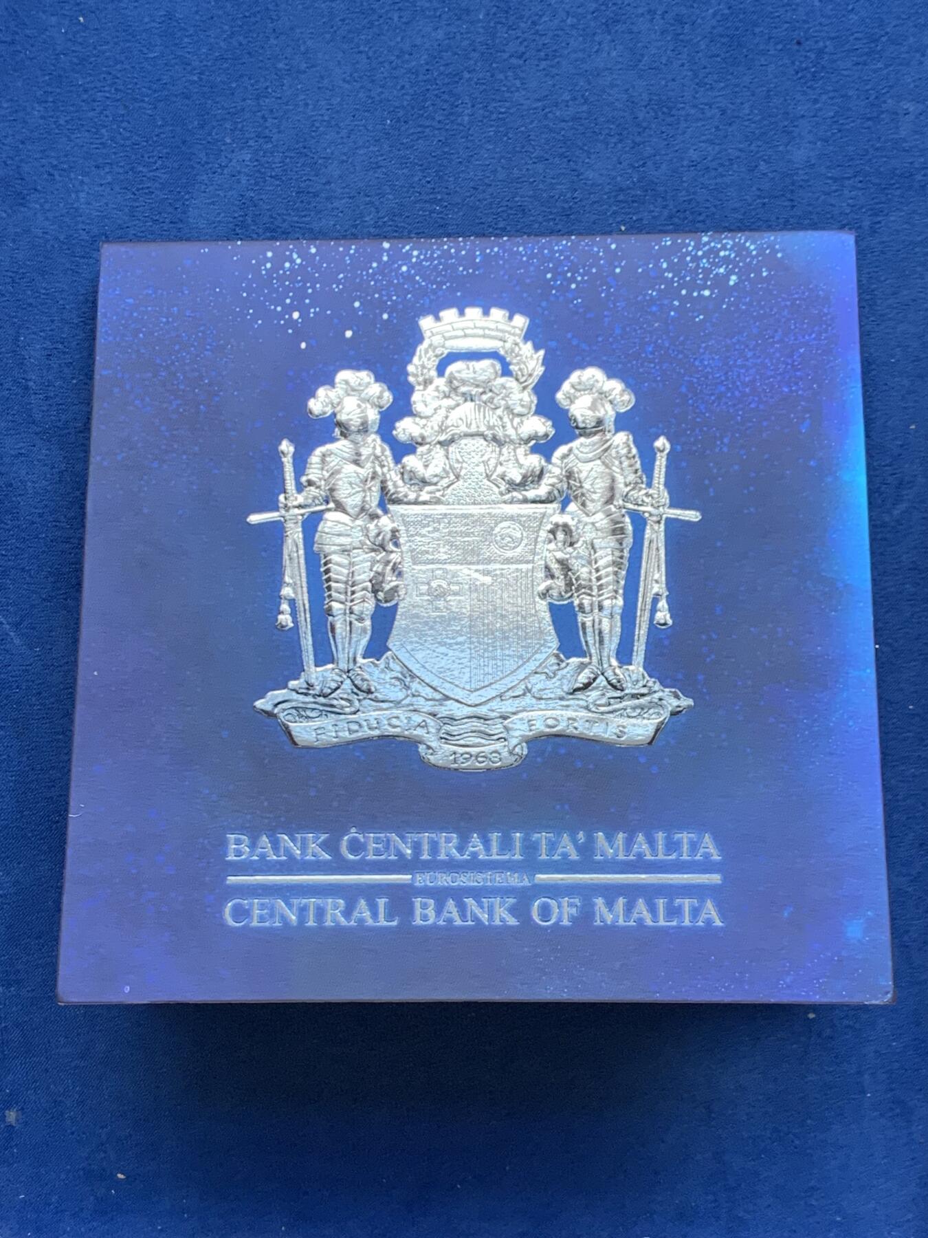 《竞宝斋》第277场- 周日，周一 2场连拍 （全场包邮） 马耳他2023年天文学家哥白尼诞辰550周年5欧彩银币 德国铸币厂代工 限量15000枚 卡册 精制币 1盎司 999银 38.61mm