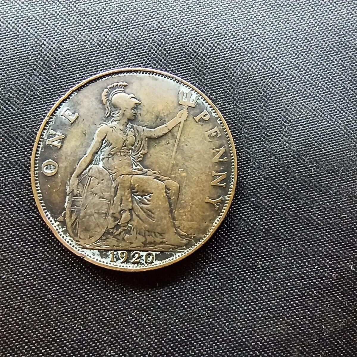 邮泉阁限时拍卖第十场 各国硬币专场 英国乔治五世1920年1便士