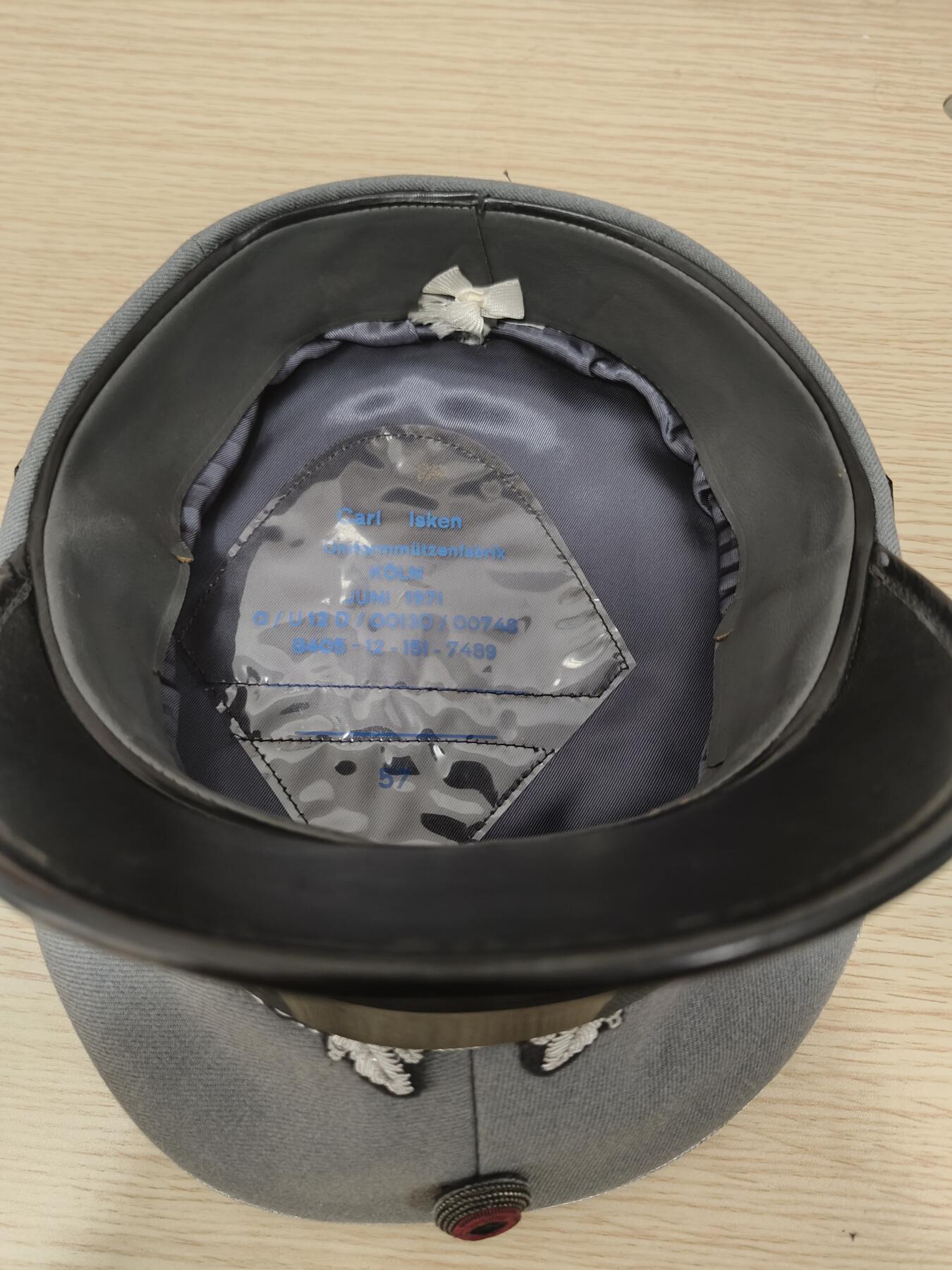 全场0元起拍 第164期 咸鱼国勋章拍卖专场 6月12日（周三）下午6：00开始 西德陆军尉官大檐帽 57cm