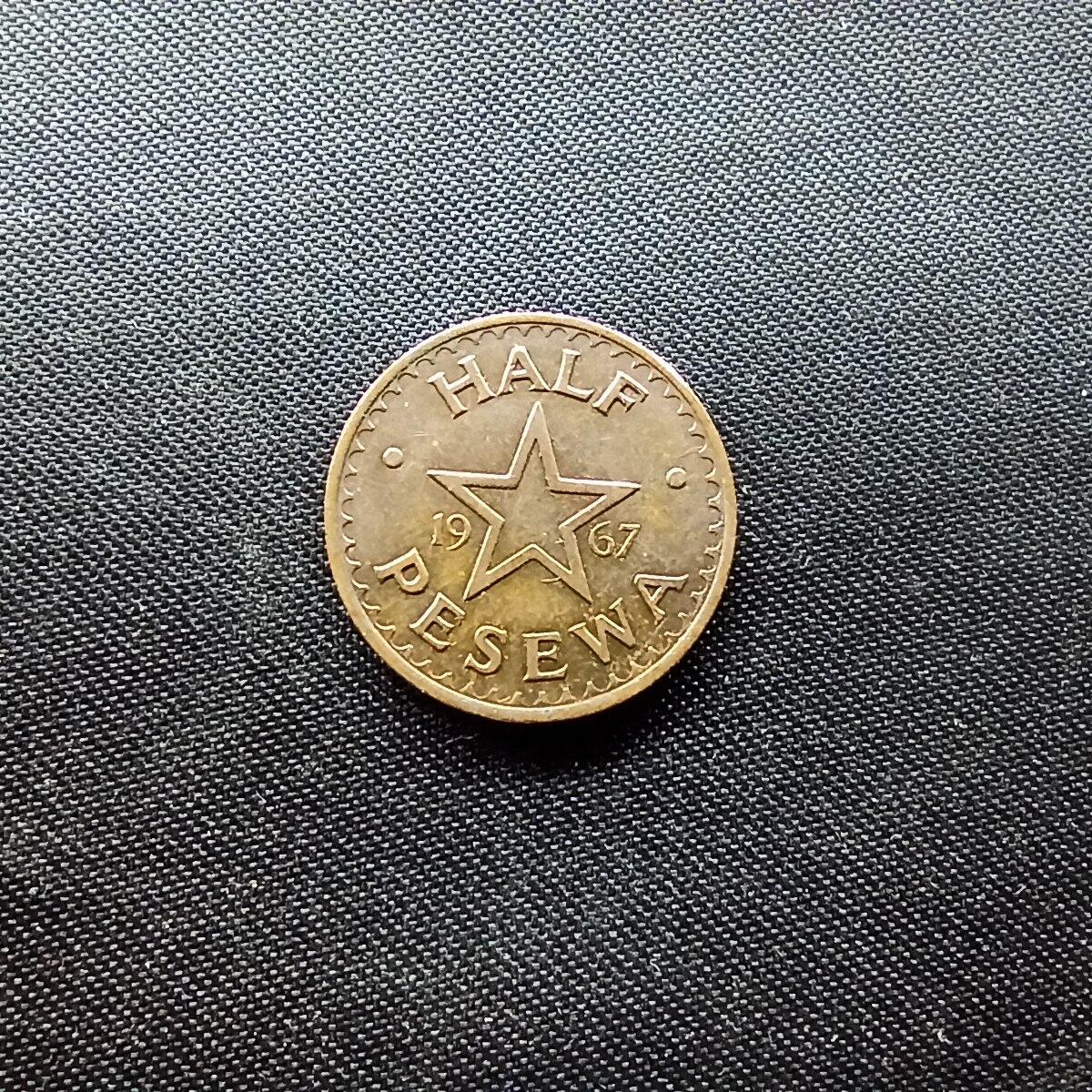 邮泉阁限时拍卖第十场 各国硬币专场 加纳1967年½比赛瓦