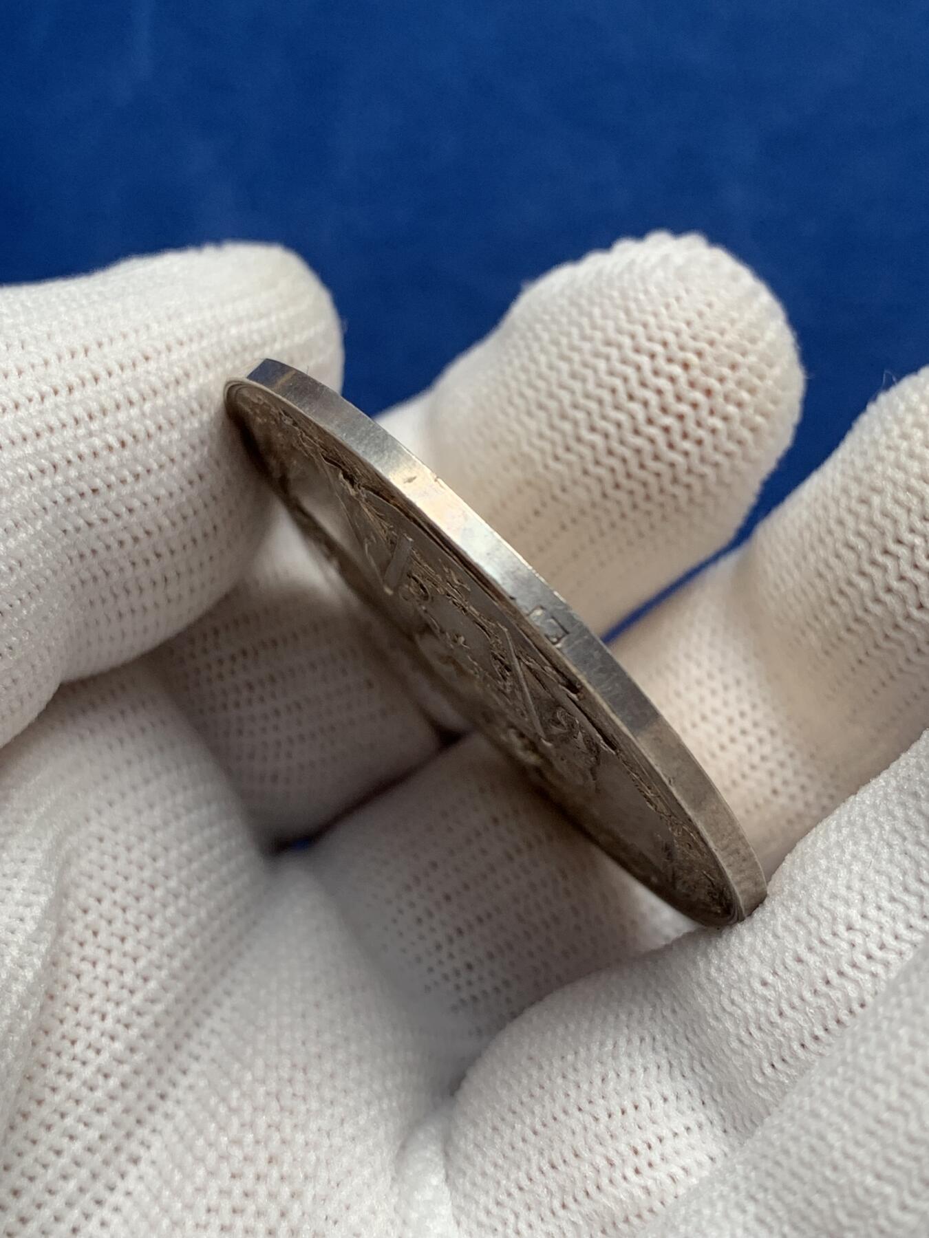 《竞宝斋》第277场- 周日，周一 2场连拍 （全场包邮） 奥地利宗教洗礼银章 41.9mm 22.8克 非常漂亮 细节见图