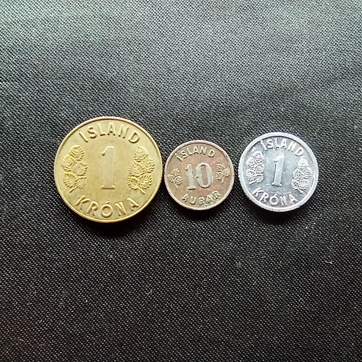 邮泉阁限时拍卖第十场 各国硬币专场 冰岛3枚