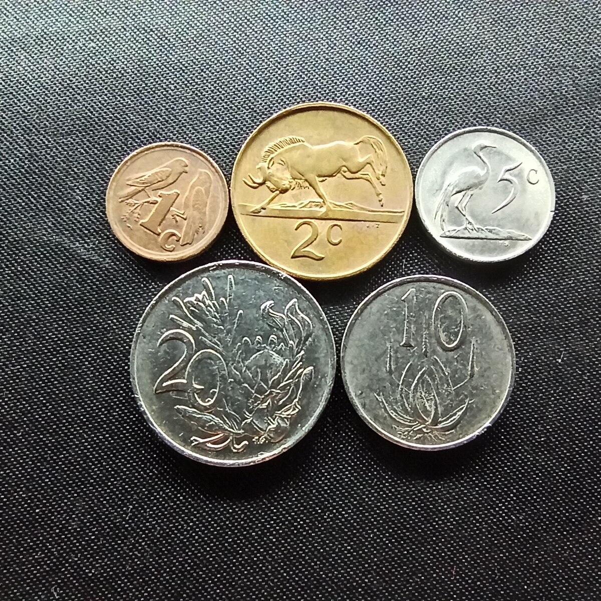 邮泉阁限时拍卖第十场 各国硬币专场 南非5枚