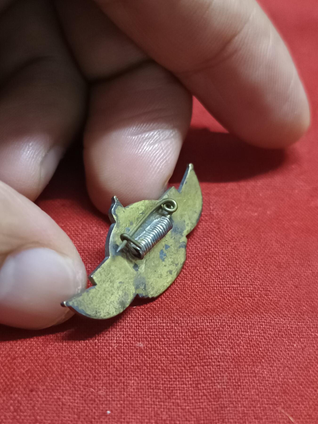 🇨🇳红色纪念～徽章专拍 解放初期五十年代纪念馆，铜鎏金珐琅