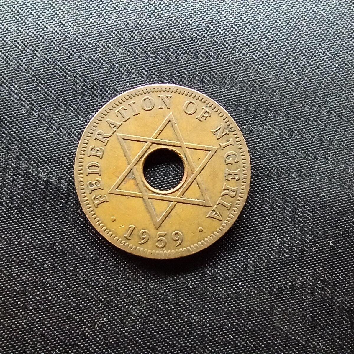 邮泉阁限时拍卖第十场 各国硬币专场 英属尼日利亚1959年1便士