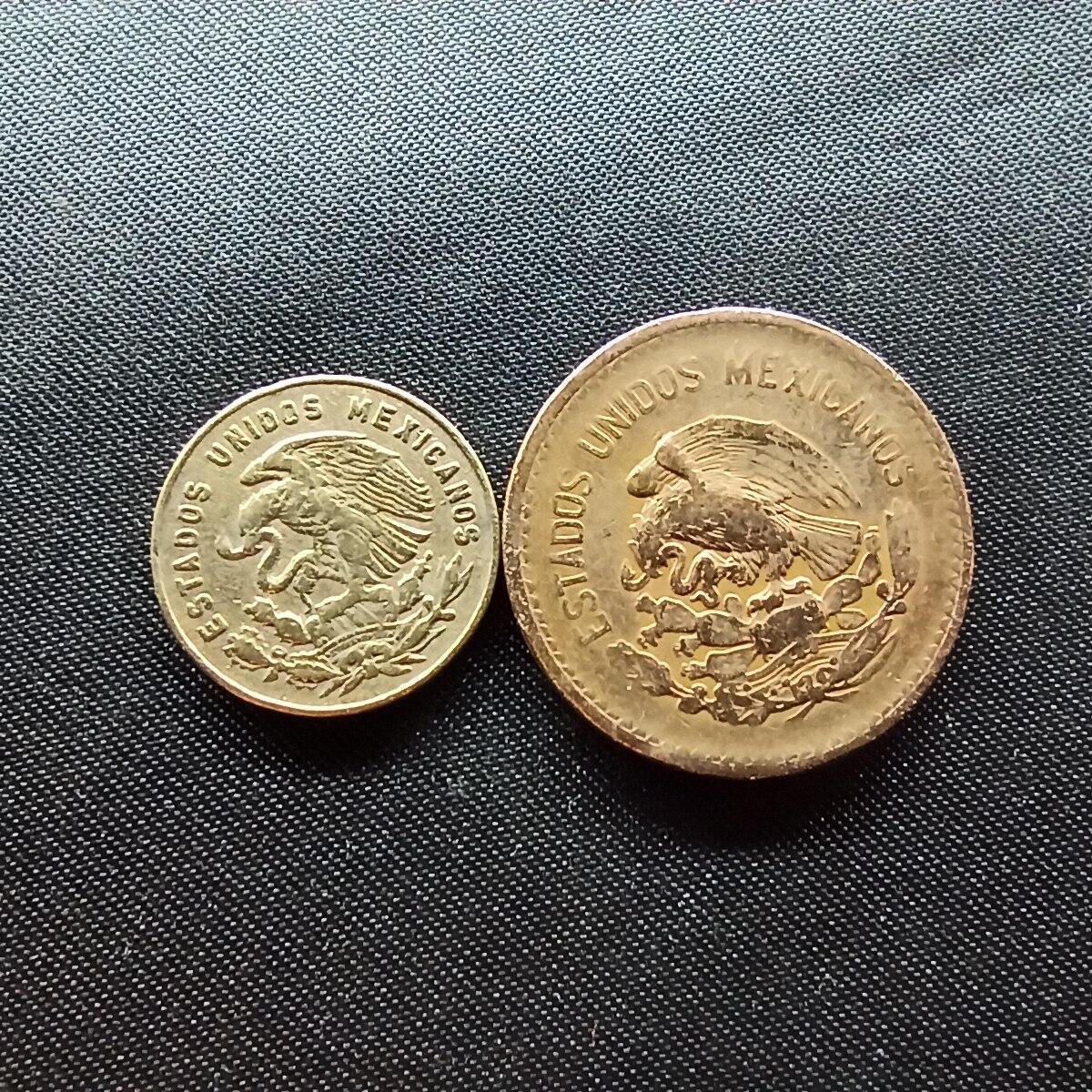 邮泉阁限时拍卖第十场 各国硬币专场 墨西哥2枚