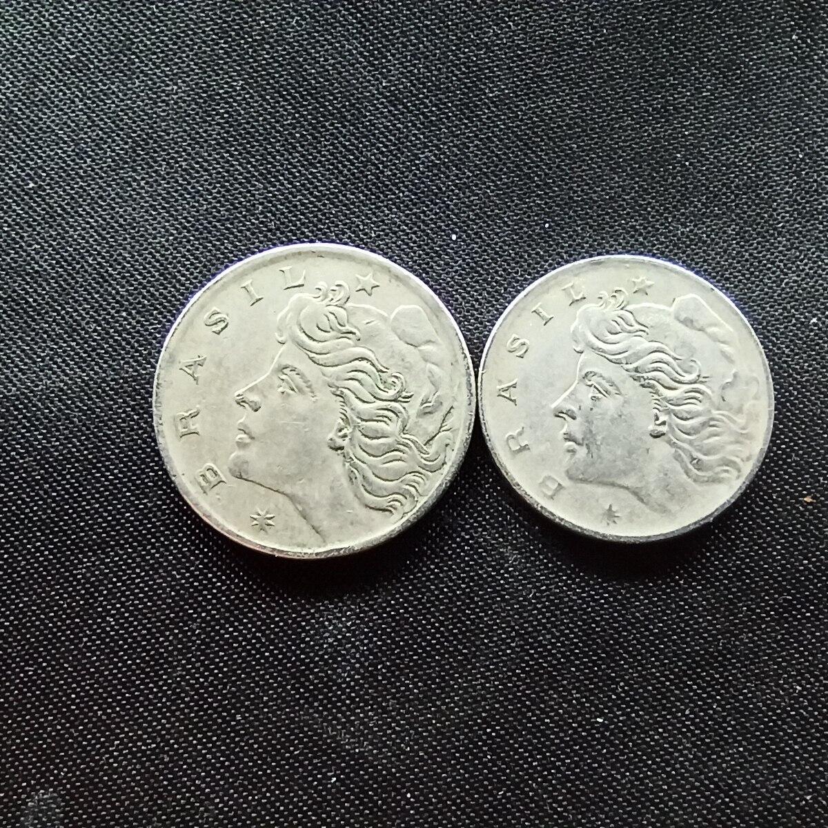 邮泉阁限时拍卖第十场 各国硬币专场 巴西1970年2枚