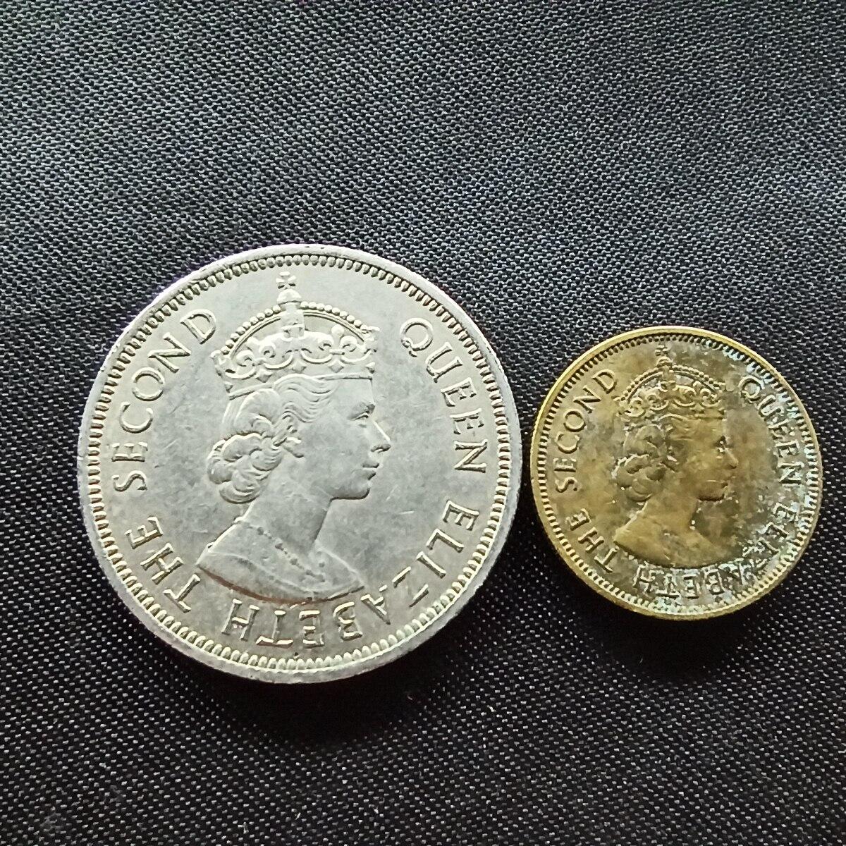 邮泉阁限时拍卖第十场 各国硬币专场 英属香港高冠2枚