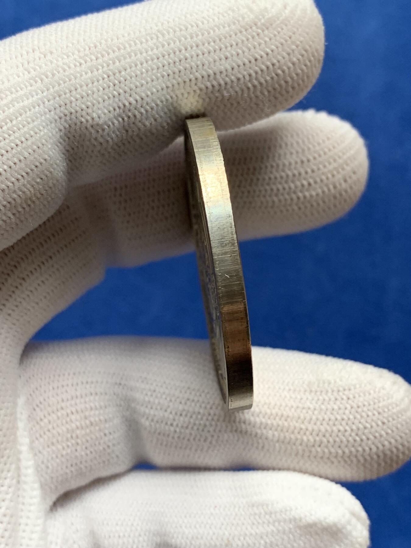 《竞宝斋》第277场- 周日，周一 2场连拍 （全场包邮） 德国 1990 德意志统一 镀银纪念章 40.3mm 31.6克