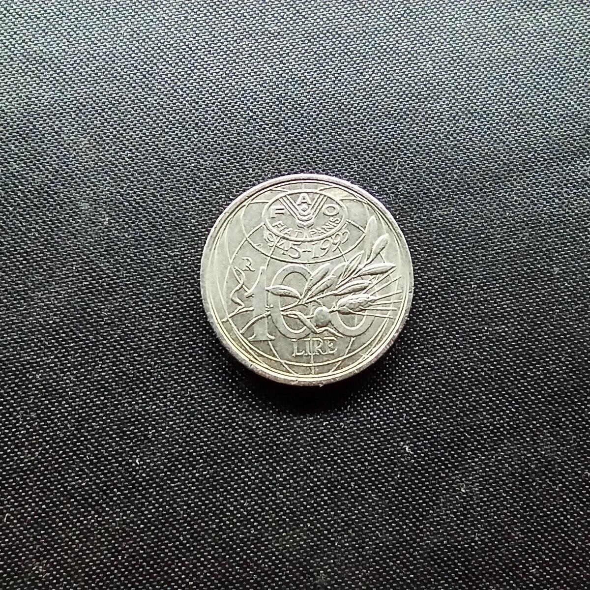 邮泉阁限时拍卖第十场 各国硬币专场 意大利1995年100里拉纪念币