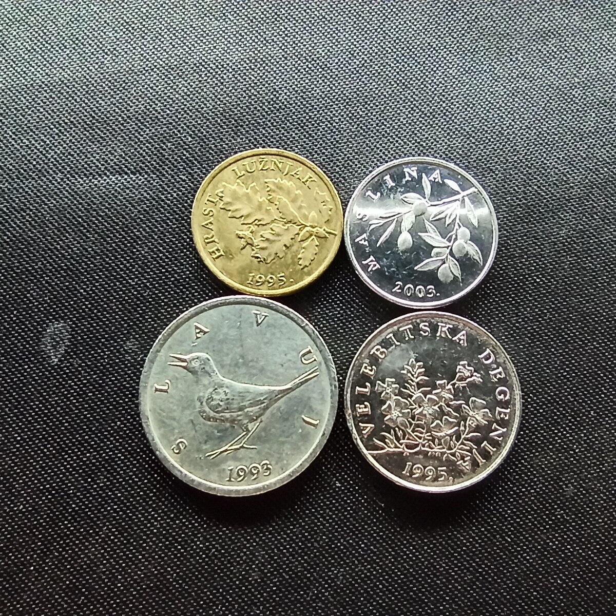 邮泉阁限时拍卖第十场 各国硬币专场 克罗地亚4枚