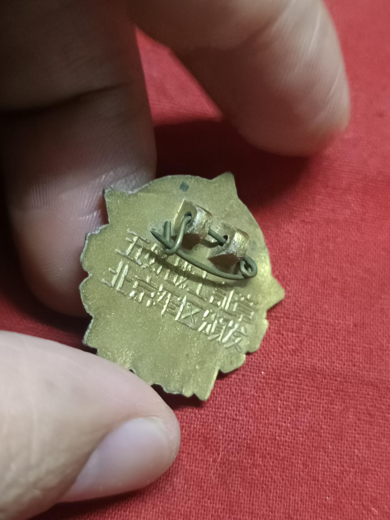 🇨🇳红色纪念～徽章专拍 六十年代塑料版北京章