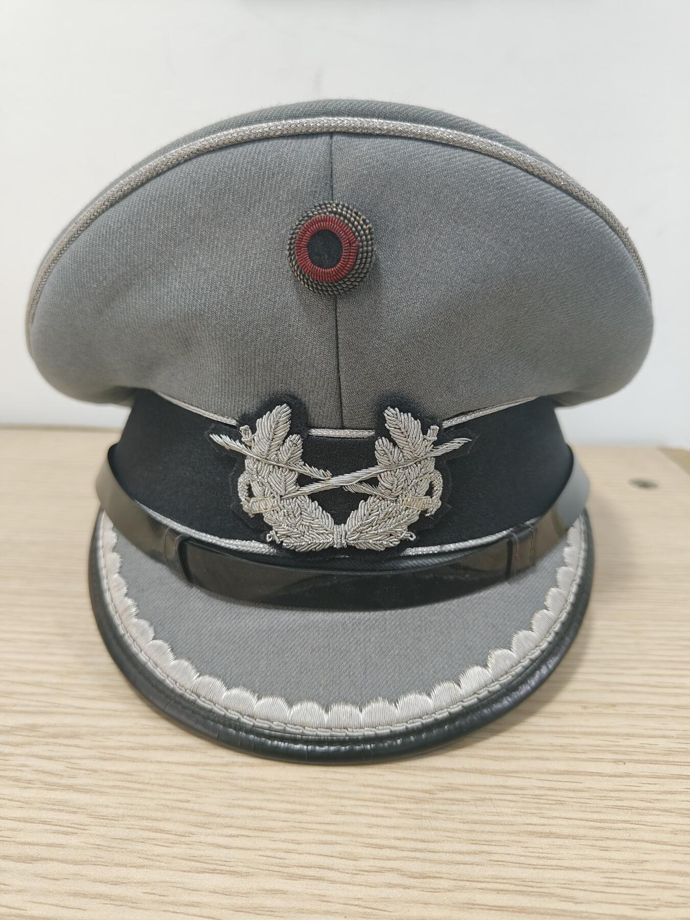 全场0元起拍 第164期 咸鱼国勋章拍卖专场 6月12日（周三）下午6：00开始 西德陆军尉官大檐帽 57cm