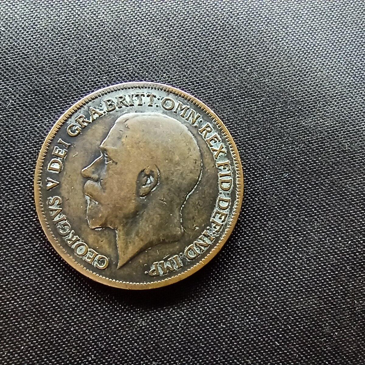 邮泉阁限时拍卖第十场 各国硬币专场 英国乔治五世1920年1便士