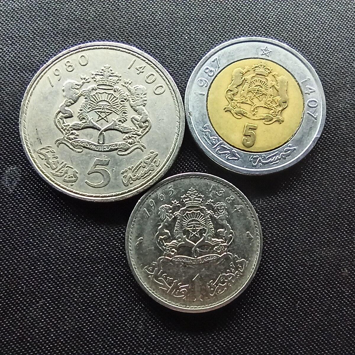 邮泉阁限时拍卖第十场 各国硬币专场 摩洛哥3枚