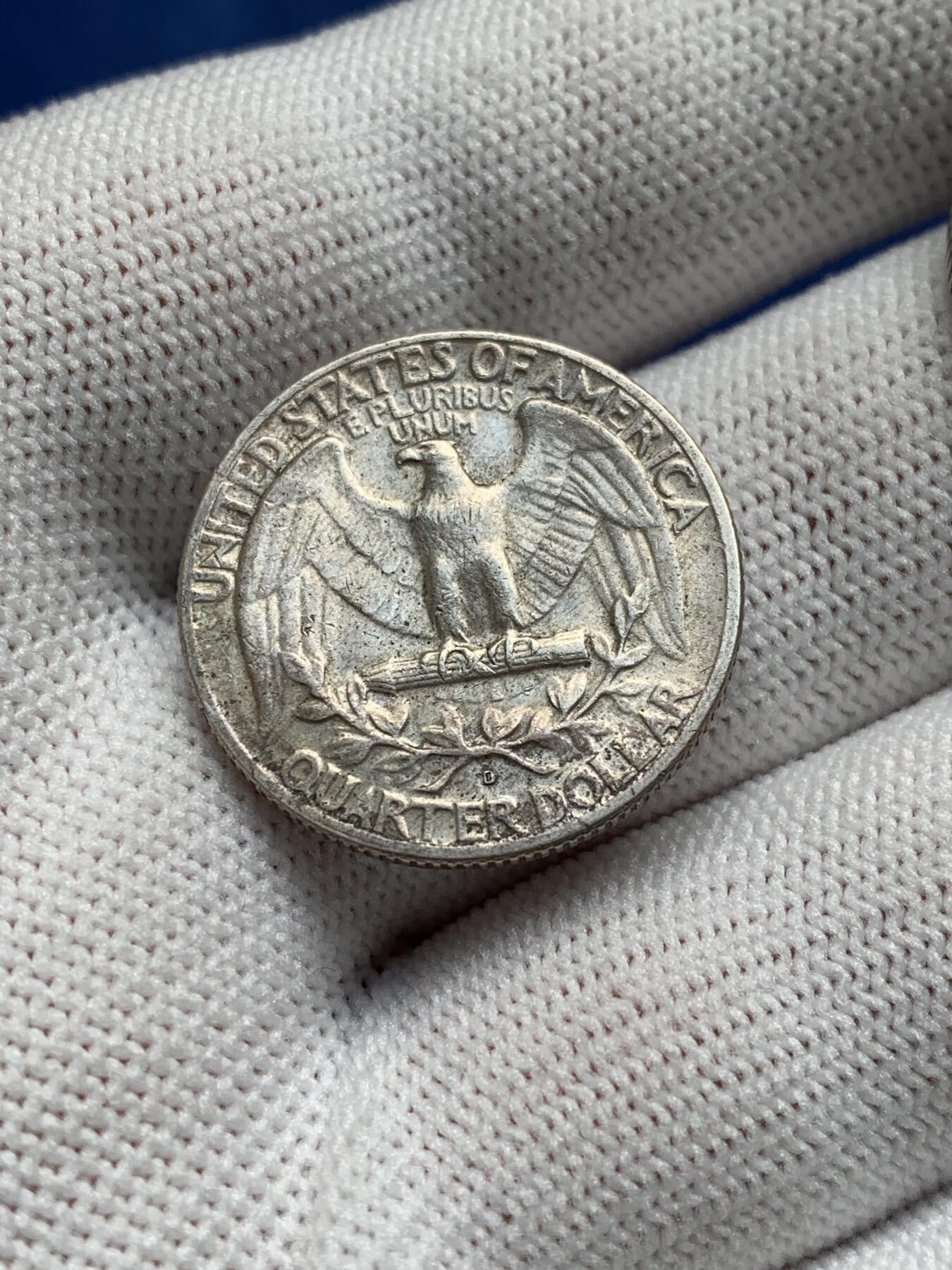 《竞宝斋》第277场- 周日，周一 2场连拍 （全场包邮） 两枚一组 美国两兄弟 1954年富兰克林50美分银币+1964年华盛顿25美分银币